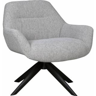 👉 Draaifauteuil grijs gepoedercoat metaal zwart gelamineerd berkenhout leaf Arum 8719869004914