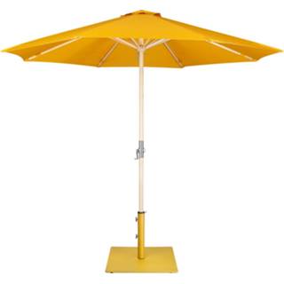 👉 Aluminium rond geel Lanterfant Lucas stokparasol Ø300 cm + voet 7439623678625