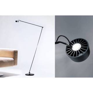 👉 Vloerlamp zwart Radius - Basica Taak