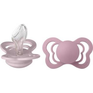 👉 Speen silicoon meisjes paars lila BIBS® Fopspeen Couture Dusky & Heather 6-18 maanden, 2 stuks. 5713795217526