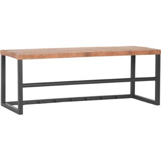 👉 Kapstok steel mangohout antraciet mannen LABEL51 Swing - Burned 8720143414893