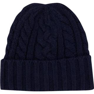 👉 Muts mannen donkerblauw Ralph Lauren donkerbaluw structuur 449853939004