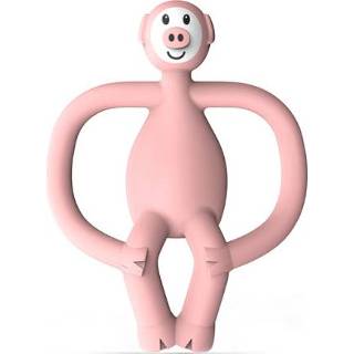 👉 Bijt ring silicoon meisjes Matchstick Monkey Bijtring Pickle Varken 705604684686