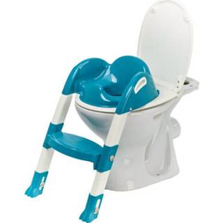 👉 Toilet trainer polypropyleen turkoois meisjes Thermobaby ® Toilettrainer Kidyloo, diep pauw 3023191725467