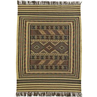 👉 Vloerkleed katoen bohemian Madam Stoltz Kelim 2500910135864