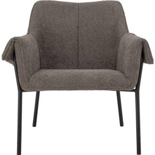👉 Fauteuil bruin polyester onderhoudsproducten stof landelijk Bloomingville Fendi 5711173298235