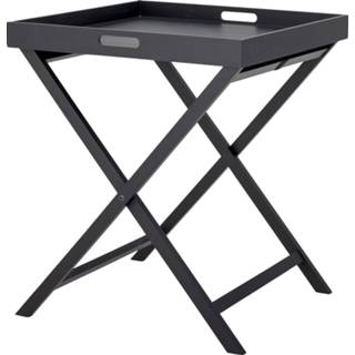 👉 Bijzettafel zwart MDF onderhoudsproducten hout landelijk Bloomingville Cosme 5711173293537