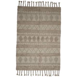 👉 Vloerkleed bruin katoen bohemian Creative Collection Dasha 5711173296514