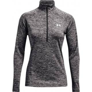 👉 Under Armour - Women's Tech 1/2 Zip Twist - Sportshirt maat XXL, grijs