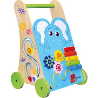 👉 Trolley leer meisjes kleurrijk BINO Lopend leren 4019359704169