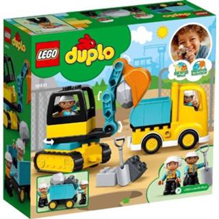 👉 LEGO DUPLO - Truck & Graafmachine met rupsbanden 10931