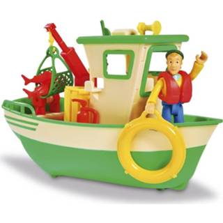 👉 Simba Brandweerman Sam - Charlie's vissersboot met figuur 4006592050931