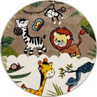 👉 Tapijt polypropyleen groen jongens beige Paco Home 120 cm 4061981041617