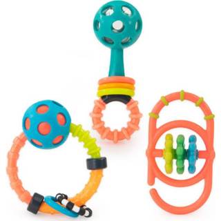 👉 Rammelaar kleurrijk meisjes baby's Sassy Baby Mijn First rammelaars cadeau set 37977808001