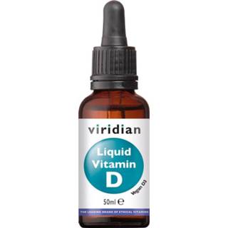 👉 Vitamine Viridian Liquid Vitamin D3 (Vegan) 2000 IU (50 mcg) 50 milliliter 5060003592884