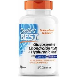 👉 Hyaluronzuur MSM Doctor's Best Glucosamin Chondroitin + 150 capsules 753950002715