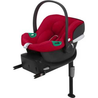👉 Auto stoel zilver jongens rood baby's Cybex SILVER Baby autostoel Aton B2 i-Size Dynamic met basis station Base One