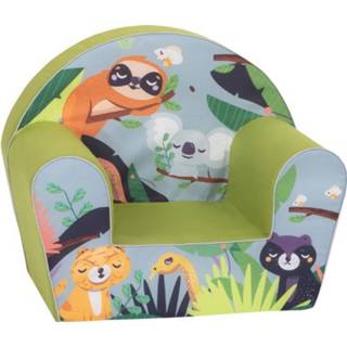 Kinder fauteuil kleurrijk jongens kinderen Knorr® speelgoed kinderfauteuil - Luiaard en friends 4049491683862