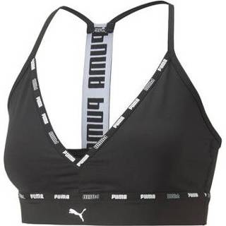 👉 Tanktop zwart XS vrouwen Puma Low Impact Strong Strappy Dames 4064537775578