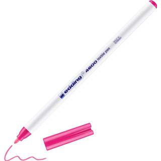 👉 Edding 4600 textile pen - 1 mm - neon roze