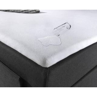 👉 Topper hoeslaken wit katoen antraciet Dreamhouse Waterdichte Incontinentie White 8720105690938