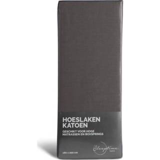 👉 Hoeslaken katoen antraciet Sleeptime Hotel Anthracite 8720105641190