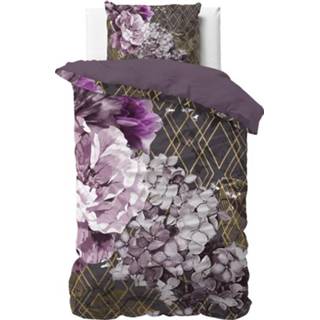 Roze Katoen Blended antraciet Sleeptime Multi Flower Pink 8720105642944