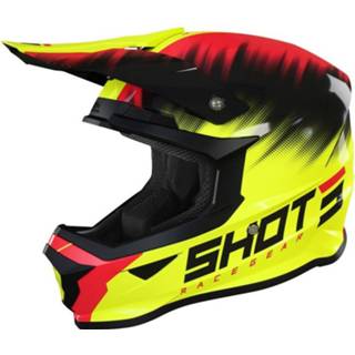 👉 Geel rood s active SHOT Furious Kid Versus Neon Yellow Red Glossy 3701030108229