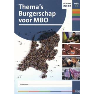 👉 Werkboek Thema's Burgerschap voor MBO 3-4 2022 les/werkboeken 9789086744817