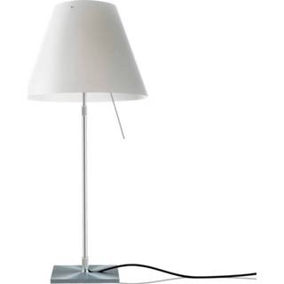 👉 Tafellamp wit aluminium no color Luceplan - Costanzina LED / 8033433849900