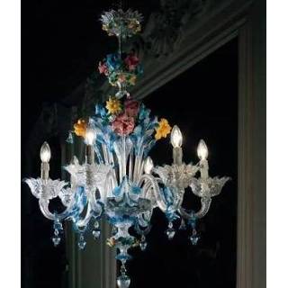 👉 Kroonluchter zilver no color De Majo - 7067 K6 mat 6095808848859