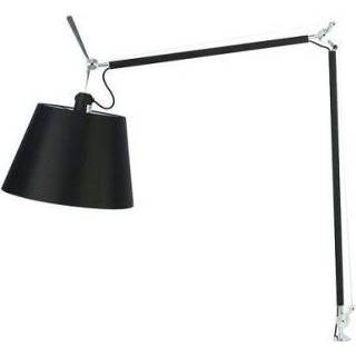 👉 Tafellamp zwart grijs satijn Artemide - Tolomeo Mega 42cm