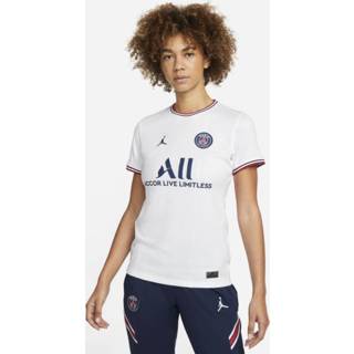 👉 Voetbalshirt wit XS vrouwen Paris Saint-Germain 2022/23 Stadium Vierde Nike met Dri-FIT voor dames - 195245810146