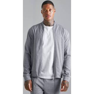 👉 Herringbone Bomberjack, Grey