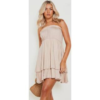 👉 Skater jurk stone Bandeau Met Franjes, 2143316518