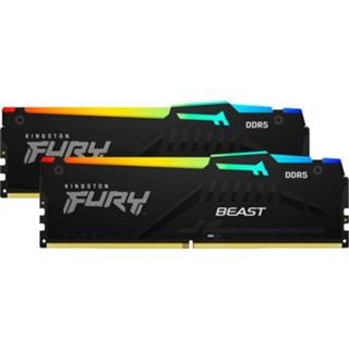 👉 Kingston 16 GB DDR5-5600 Kit KF556C40BBAK2-16, Fury Beast RGB, XMP 740617328486