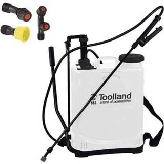 👉 Drukspuit active Toolland - 16 L incl. 3 Sproeistukken 6095814869862