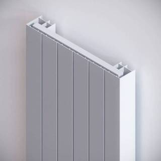 👉 Vasco Zaros V75 radiator 45x120cm aluminium - 1078W - wit S600 structuurlak