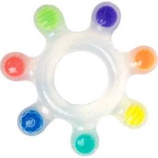 👉 Bijt ring silicone kleurrijk jongens baby's Sassy Baby Regenboog Ster Bijtringen 37977804256