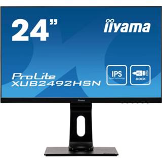 👉 Iiyama Prolite XUB2492HSC-B1 HDMI, DisplayPort, USB-C, Audio