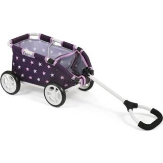 👉 Kinder wagen meisjes paars kinderen BAYER CHIC 2000 SKIPPER trek kinderwagen Stars 4066285660717