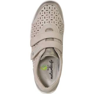 👉 Klittebandschoenen beige Klittenbandschoen met zomerse perforaties Naturläufer 4055708169005