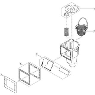 👉 Schroevenset Verv. Profiskim Wall 100 - Oase onderdelen 4010052775685