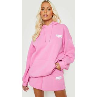 👉 Wardrobe roze XL Essentials Sweat Shorts Met Print, Pink