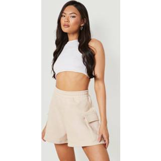 Sweat short XL stone Shorts Met Cargo Zakken,