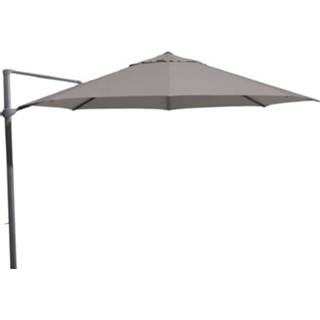 👉 Showmodel - 4 Seasons Outdoor Siesta zweefparasol Ø350 cm taupe doek met 90 kg voet