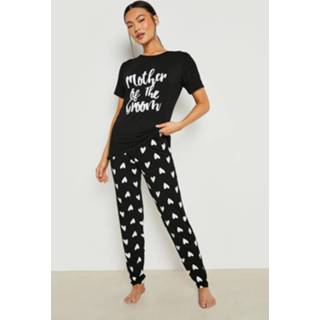 👉 Mother Of The Groom Pyjama Set Met Broek, Black