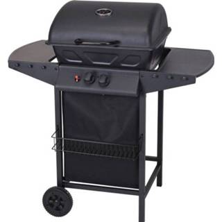 👉 Brander zwart RVS active Vargan Gasbarbecue met piëzo - 2 Branders Grilloppervlak 48,5 x 37,5 cm 6095829869857