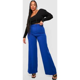 👉 Plus Pantalons Met Wijde Pijpen, Cobalt