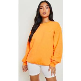 👉 Petite Oversized Wardrobe Essentials Trui, Orange